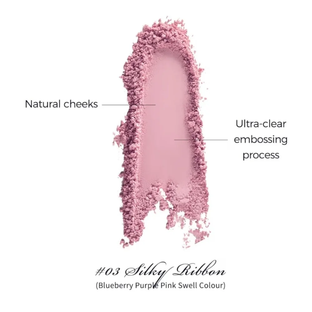 Flower Knows Swan Ballet Embossed Blush Cool Lilac Matte (03 Silky Ribbon)